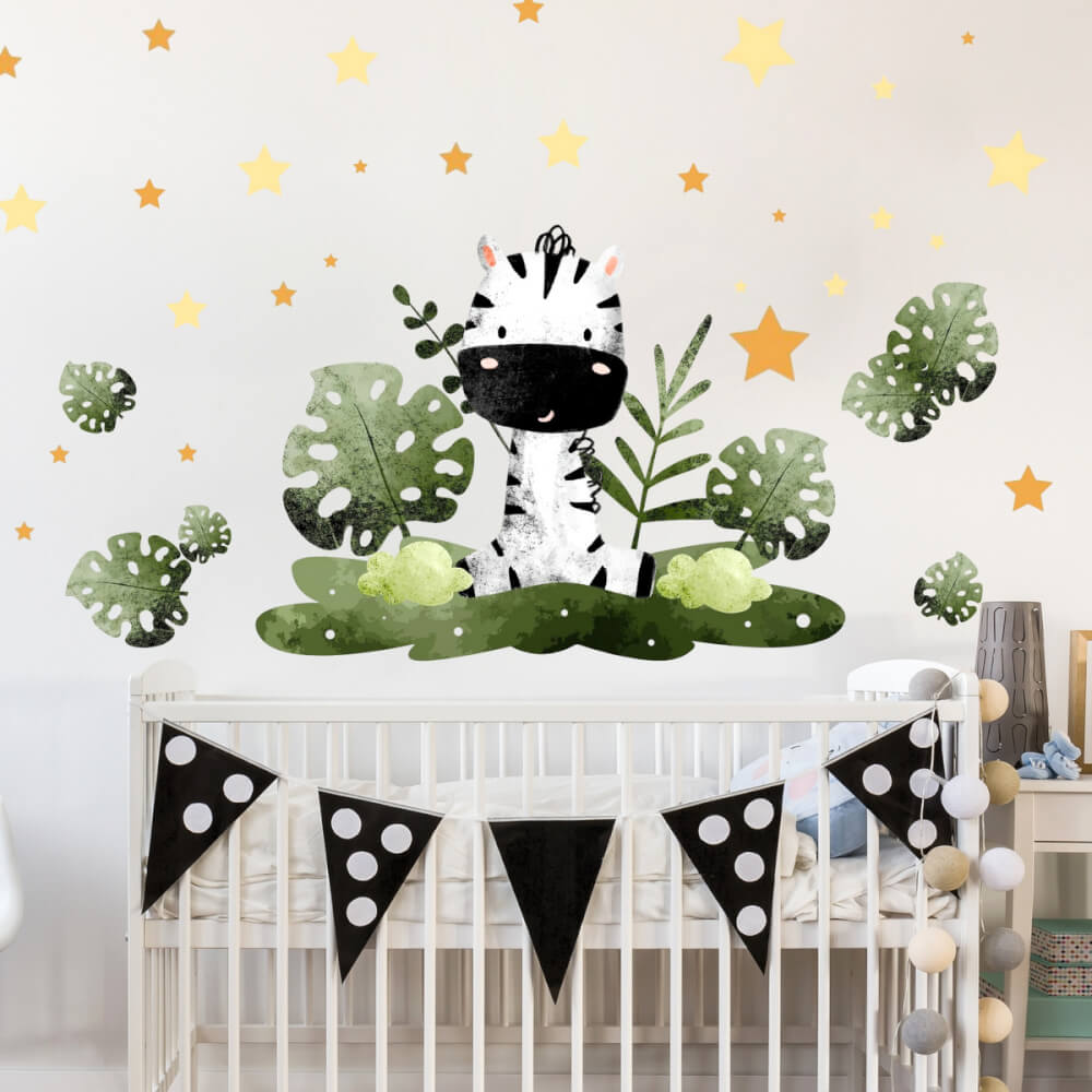 Papel de parede autoadesivo - Pequena zebra