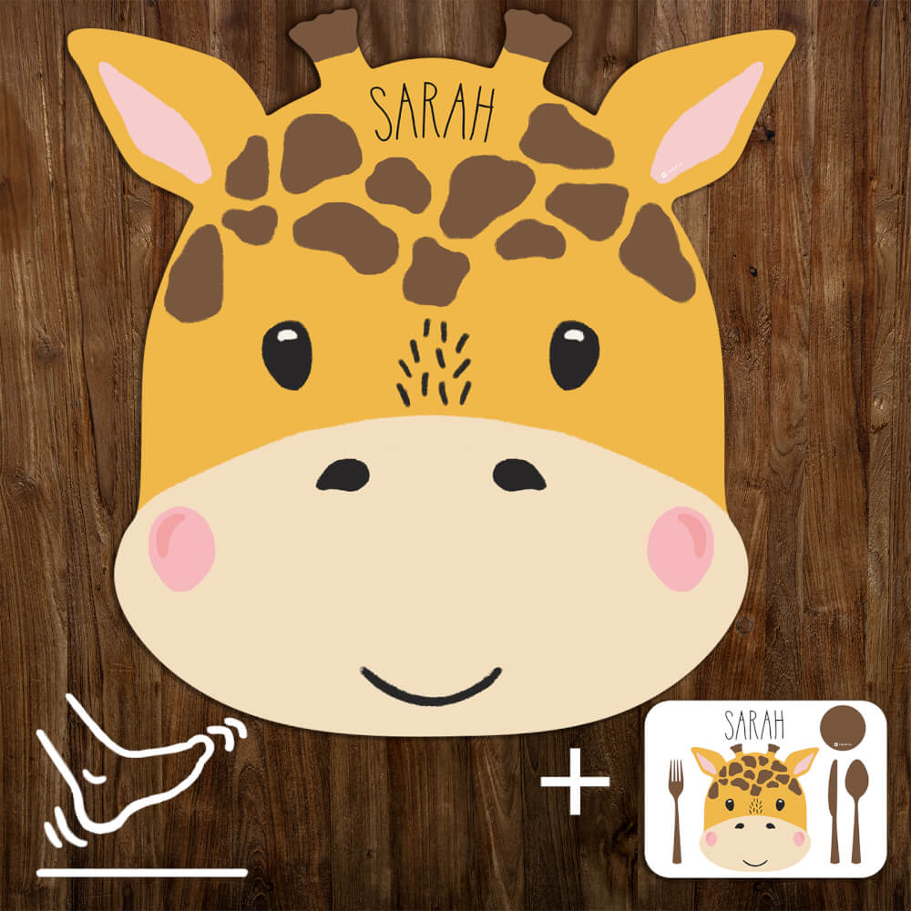 Tapete infantil - Girafa